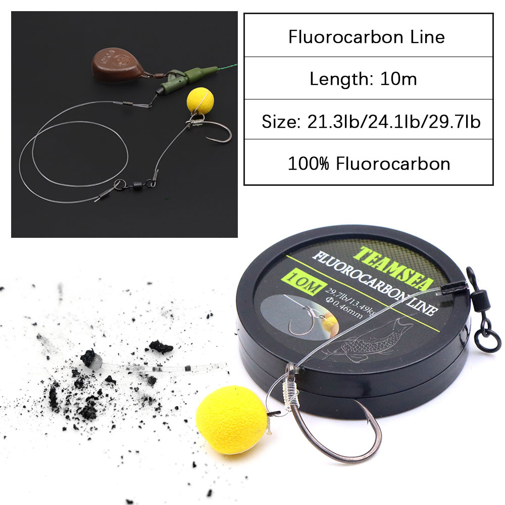 Línea de pesca de carpa con re - Fluorocarbon Line reseña y precio