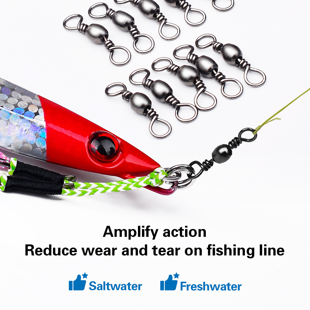 100 Uds. Conector giratorio de - Saltwater Line reseña y precio