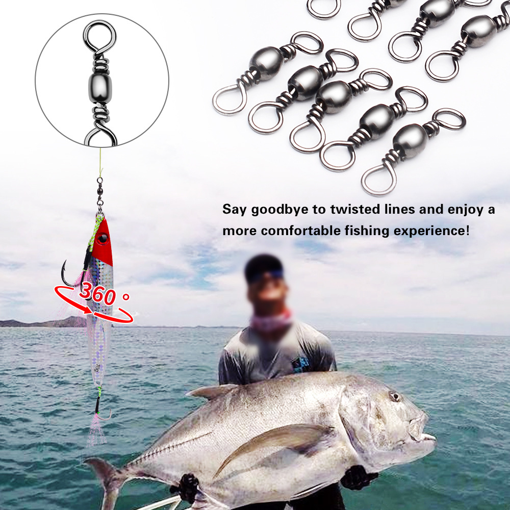 100 Uds. Conector giratorio de - Saltwater Line reseña y precio