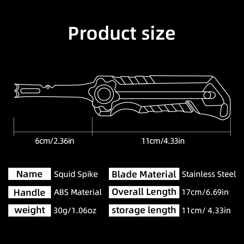 Cuchillo para Calamar de Acero - Saltwater Line reseña y precio