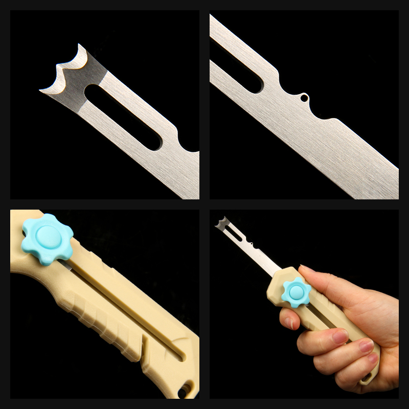 Cuchillo para Calamar de Acero - Saltwater Line reseña y precio