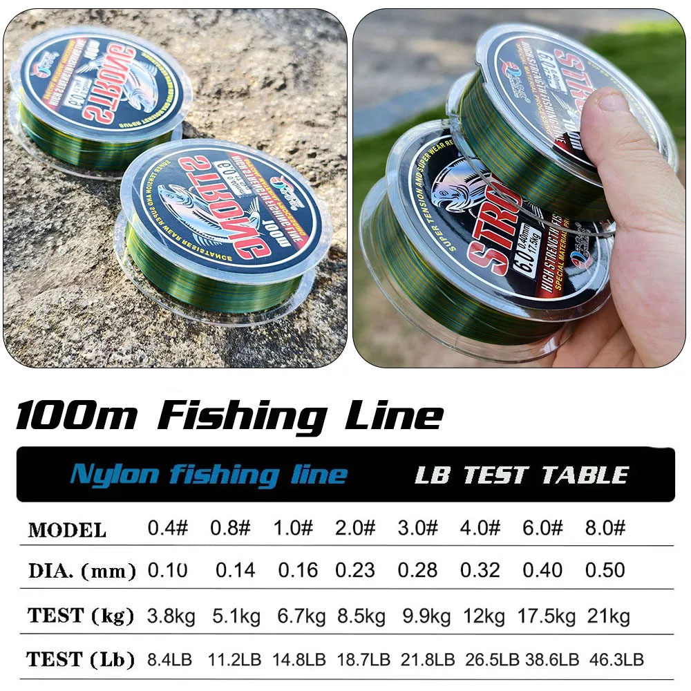 Línea Monofilamento de Fluoroc - Fluorocarbon Line reseña y precio