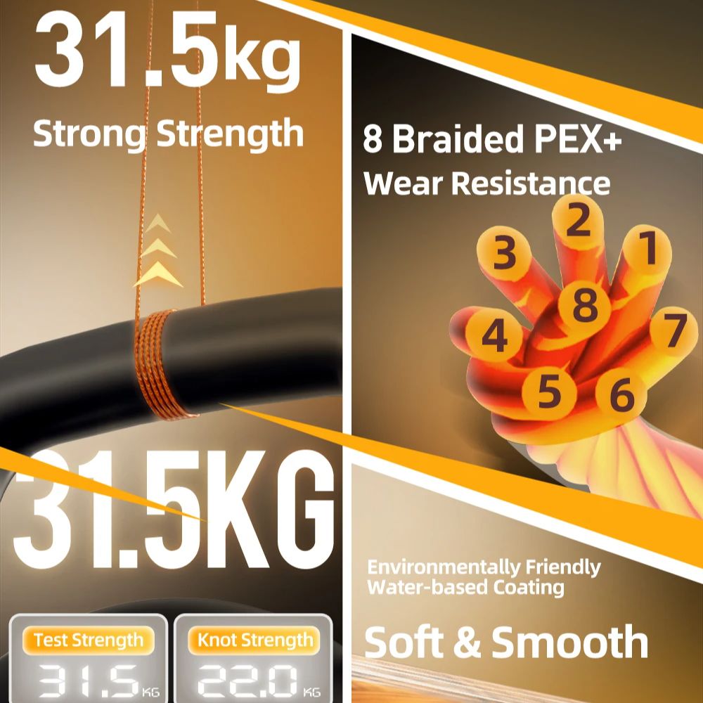 Línea HASIDA Butterfly de 100m - Copolymer Line reseña y precio